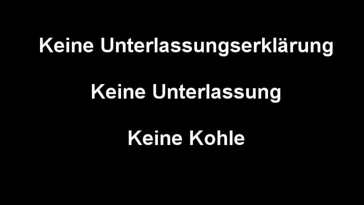 Absageerteilung