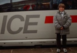 Die erste ICE-Fahrt - noch ein Abenteuer
