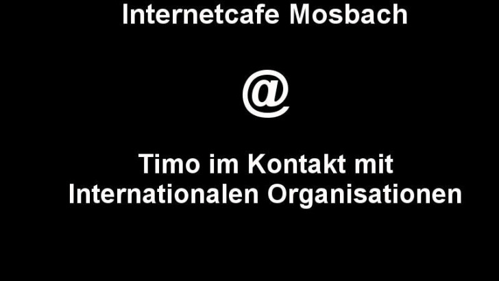 Internetcafe Mosbach